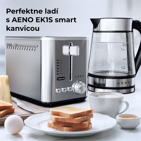 AENO 2-plátkový hriankovač TS3 , nerezová oceľ, EU 