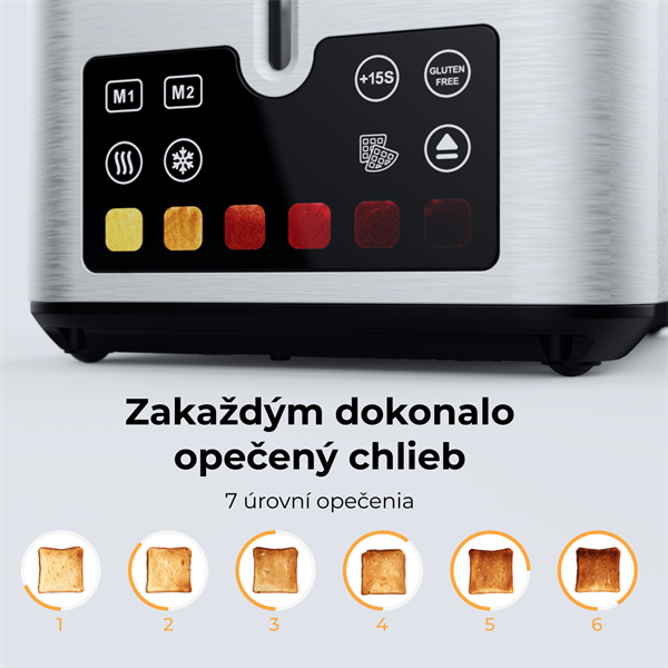 AENO 2-plátkový hriankovač TS4 , automatický,  nerezová oceľ, EU 