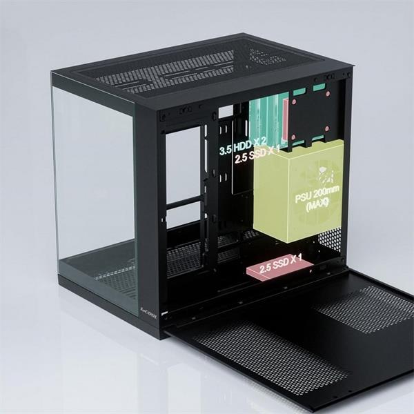 1stCOOL CubeTower DREAMER, skrinka ATX, USB3.0, USB-C, čierna 