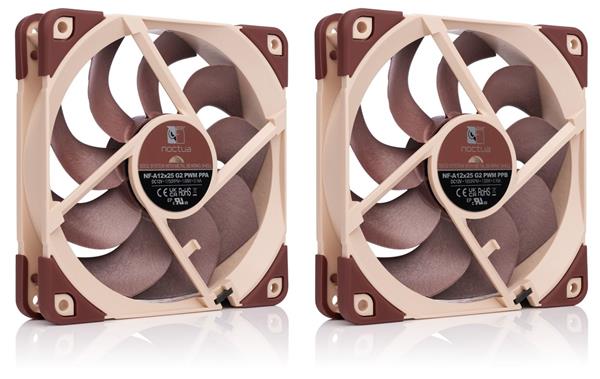 Noctua NF-A12x25 G2 PWM Sx2-PP set 2x ventilátor 120x120x25mm 