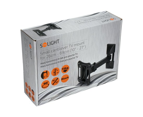Solight malý konzolový držiak pre ploché TV od 26cm - 69cm (10"" - 27"") 