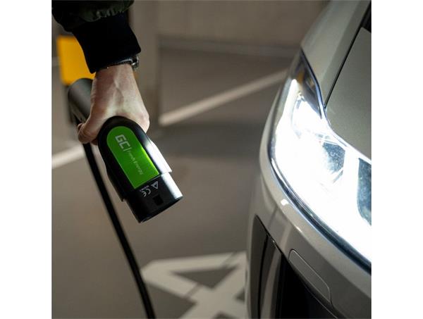 Nabíjací kábel Green Cell GC Snap Typ 2 pre elektromobily 11kW 7m pre Tesla Model Y 3 SX, VW ID.4, Kia EV6, Hyundai ION 