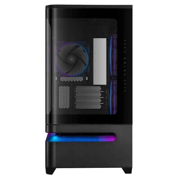 ASUS PRIME AP202 TG ARGB BLACK, 3x ARGB fan, mATX, USB-C, čierna 