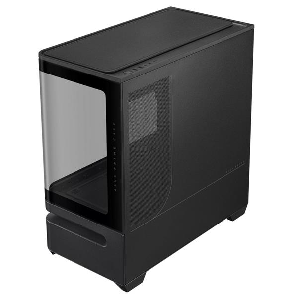 ASUS PRIME AP202 TG ARGB BLACK, 3x ARGB fan, mATX, USB-C, čierna 