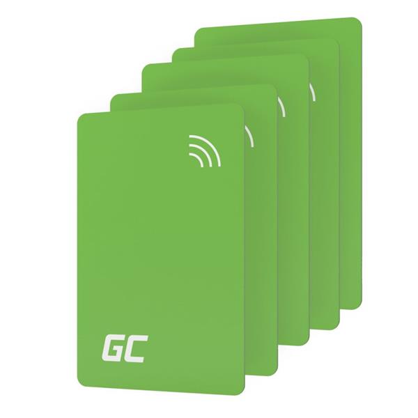 Green Cell Sada NFC kariet HabuDen – prístupové karty pre nabíjacie stanice pre elektromobily 