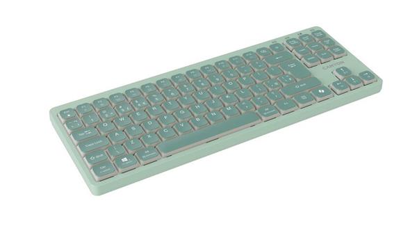 Canyon OnType 10, klávesnica, mechanická, USB, multimediálna, zelená 