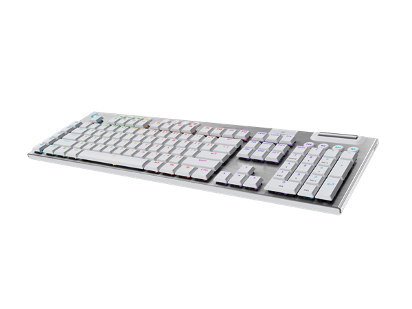 Logitech® G915 X LIGHTSPEED Low-Profile Wireless Gaming Keyboard - WHITE - US INT&quot;L - hmatová 