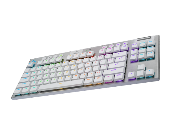 Logitech® G915 X LIGHTSPEED TKL Low-Profile Wireless Gaming Keyboard - WHITE - US INT"L - hmatová 