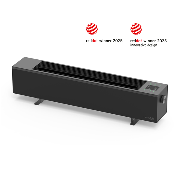 AENO FH2S Premium SPACE FIRE HEATER,Čierny, LED, WI-FI, max 2000W, 1000x242cm,  efekt ohňa 