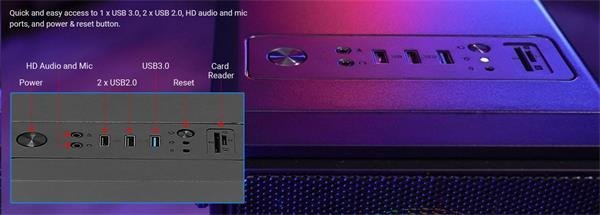 PRESTIGIO Gamer, i5-14400F, RTX5060/8GB, 32GB DDR5, SSD 1TB, WIFI, FDOS 