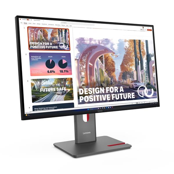 Lenovo P27QD-40 27" 2560x1440 1500:1 350cd 4ms HDMI+DP+USB+USB-C+RJ45 dock PD140W 3y 
