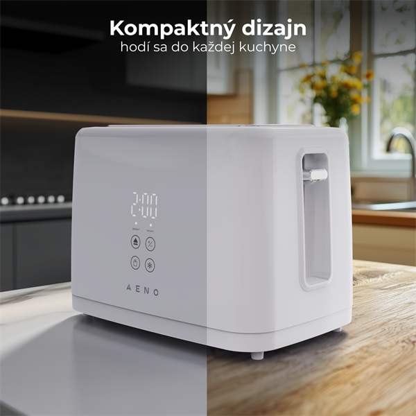 AENO 2-plátkový hriankovač TS2 , 930W,  automatický,  biela farba, EU 