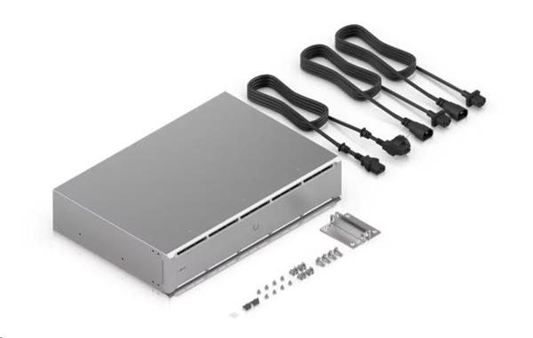 Ubiquiti UniFi managed 1.5kVA rackmount uninterruptible power supply with 4 backup and 4 surge outlets, a field replacea 