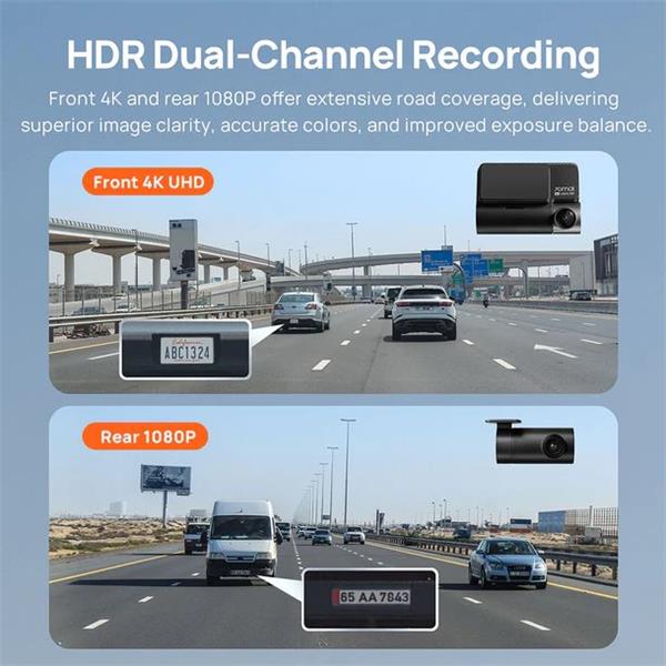 70mai 4K A810s+RC24 Dash Cam 