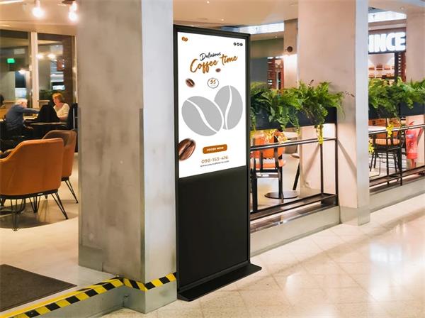 Prestigio Solutions IDS Indoor dotykový KIOSK, Vertical 55", 4K(2160x3840), Android 11: RK3399B/4GB/64GB, IR10 dotykov 