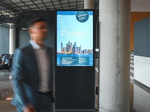 Prestigio Solutions IDS Indoor dotykový KIOSK, Vertical 55", 4K(2160x3840), Android 11: RK3399B/4GB/64GB, IR10 dotykov 