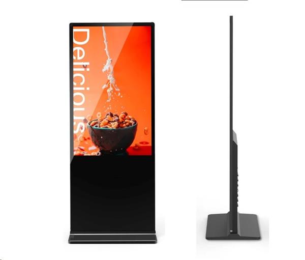 Prestigio Solutions IDS Indoor dotykový KIOSK, Vertical 55", 4K(2160x3840), Android 11: RK3399B/4GB/64GB, IR10 dotykov 