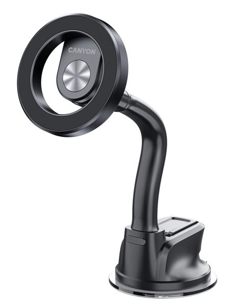 Canyon OnGrip 12, univerz. MagSafe držiak pre smartfóny s flexibilným ramenom a hákom do ventilácie, 360° polohovanie 