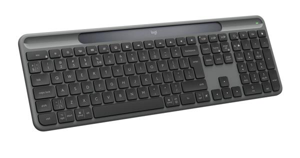 Logitech® Slim Solar+ for Business - GRAPHITE-US INT"L-2.4GHZ/BT 