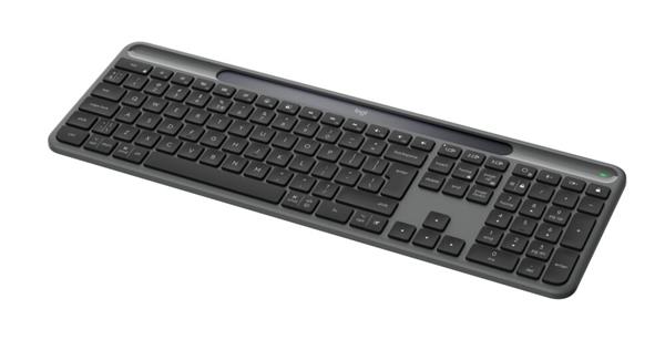 Logitech® Slim Solar+ for Business - GRAPHITE-US INT"L-2.4GHZ/BT 