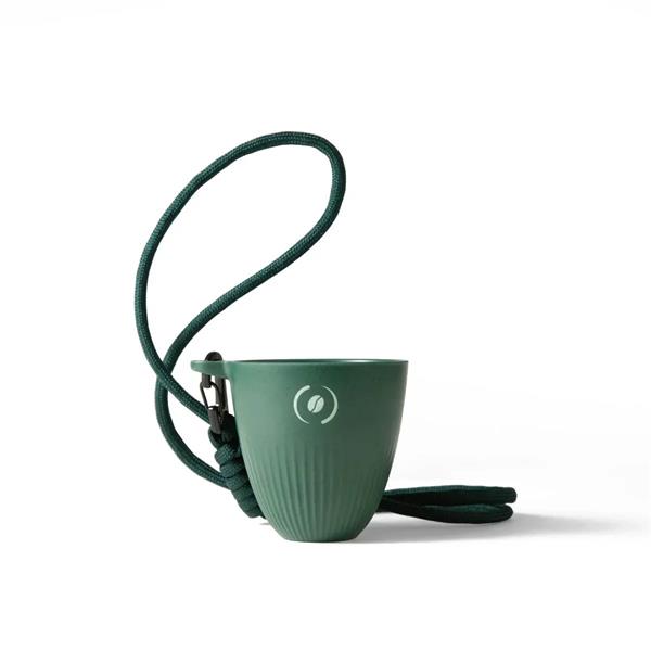 Outin Espresso šálka Rebrew, farba zelená 