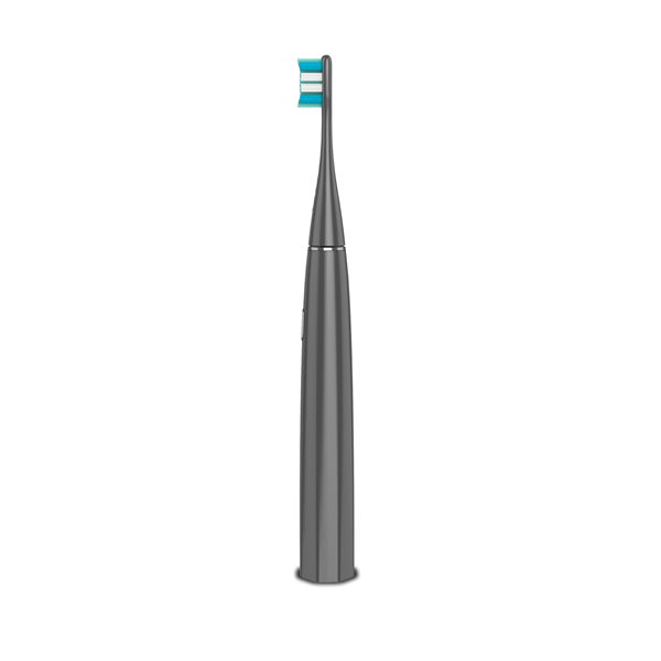 AENO sonická zubná kefka DB10G, farba šedá, 5 módov, 3 náhradné hlavice, batéria 1400 mAh, 48600 ot/min, 90 dní bez nab. 