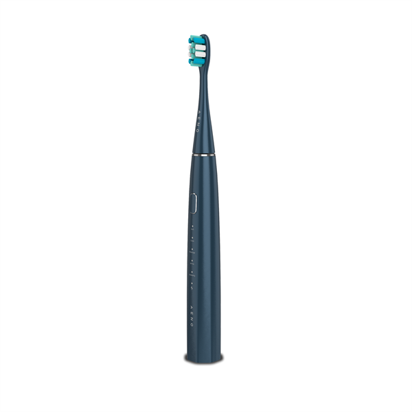AENO sonická zubná kefka DB10N, tmavomodrá, 5 módov, 3 náhradné hlavice, batéria 1400 mAh, 48600 ot/min, 90 dní bez nab. 