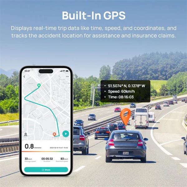 70mai 4K A800SE 4G Dash Cam 