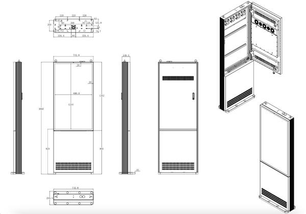 BEBE  Vonkajší dotykový informačný kiosk 49" s  Windows, záruka 5 rokov 