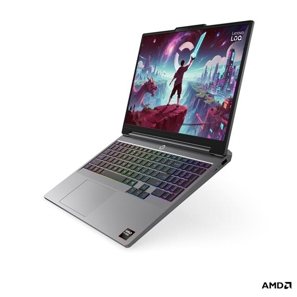 Lenovo IP LOQ 15AHP11, Ryzen 7 250, 15.3˝ 2560x1600 WQXGA, RTX 5050/8GB, 32GB, SSD 1TB, FDOS, šedý, 2y CI 