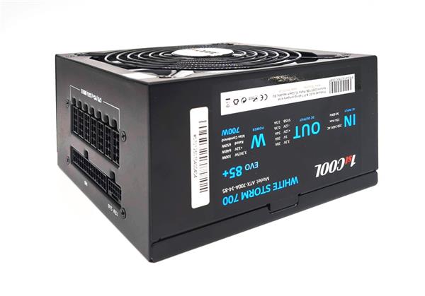 1stCOOL WHITE STORM 700W 85+ EVO modular, 14cm fan 