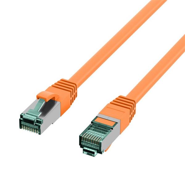 Value patch kábel Cat6A S/FTP LSOH, 7,5m oranžový 