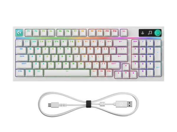 Logitech® G316 X 98 - WHITE -  US INT"L, hmatová 