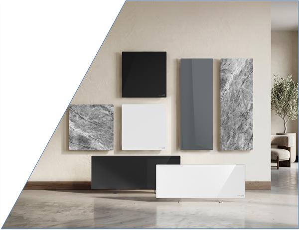 AENO AGH6S Premium Eco Smart Ohrievač, LIMITOVANÁ EDÍCIA, farba antický mramor, LED, WI-FI, max 700W, Infra 