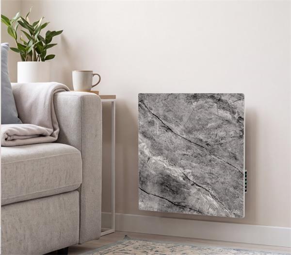 AENO AGH13S Premium QUADRO Smart Ohrievač, LIMITOVANÁ EDÍCIA, farba antický mramor, LED, WI-FI, max 500W, 50x50cm, Infra 