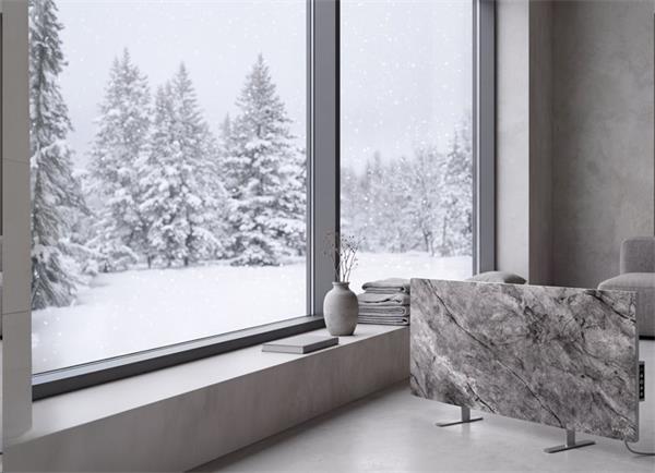 AENO AGH6S Premium Eco Smart Ohrievač, LIMITOVANÁ EDÍCIA, farba antický mramor, LED, WI-FI, max 700W, Infra 
