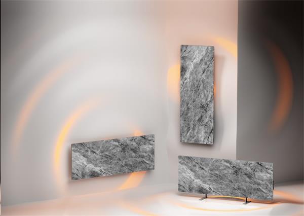 AENO AGH6S Premium Eco Smart Ohrievač, LIMITOVANÁ EDÍCIA, farba antický mramor, LED, WI-FI, max 700W, Infra 