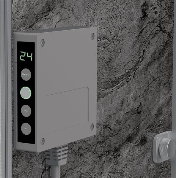 AENO AGH6S Premium Eco Smart Ohrievač, LIMITOVANÁ EDÍCIA, farba antický mramor, LED, WI-FI, max 700W, Infra 