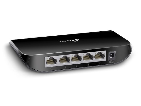 5-Port Gigabit Desktop Switch PORT: 5× Gigabit RJ45 Ports SPEC: Desktop Plastic Case FEATURE: Plug and Play 