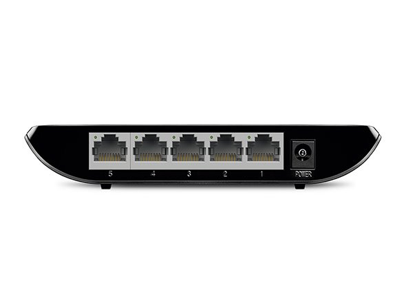 5-Port Gigabit Desktop Switch PORT: 5× Gigabit RJ45 Ports SPEC: Desktop Plastic Case FEATURE: Plug and Play 