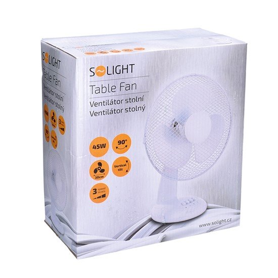 Solight Ventilátor stolný 30cm 
