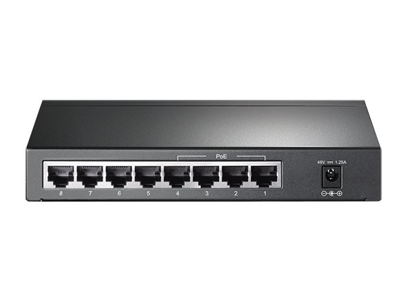 8-Port Gigabit Desktop Switch with  4-Port PoE+  PORT: 4× Gigabit PoE+ Ports, 4× Gigabit Non-PoE Ports SPEC: 802.3af/at, 
