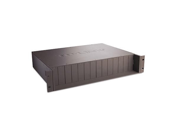 Omada 14-Slot Media Converter Chassis SPEC: 14-Slot, Rackmount FEATURE: Redundant Power Supply, Mounted Two Fans, Compat 