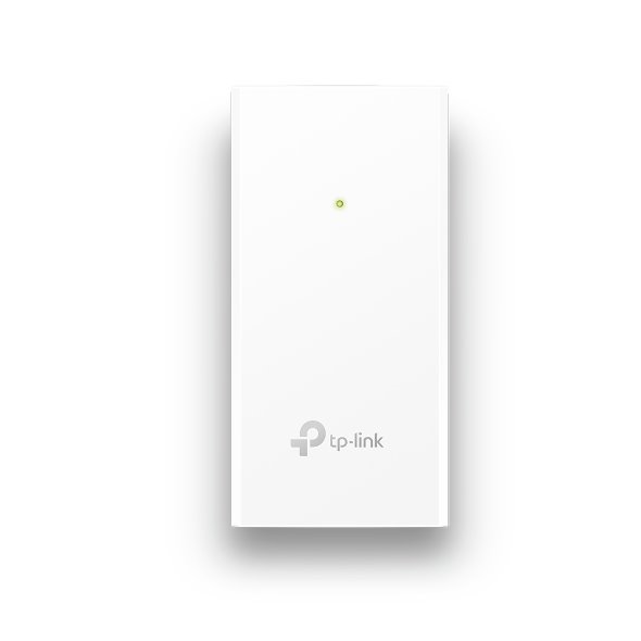 Omada 24V Passive PoE Injector Adapter PORT: 1× Gigabit PoE Port, 1× Gigabit Non-PoE Port SPEC: Data and Power Carried o 