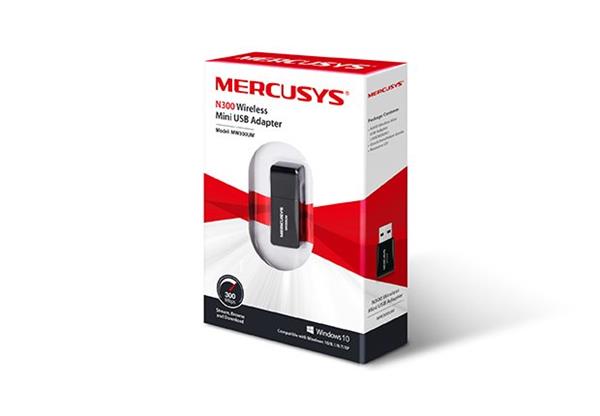 N300 Wireless Mini USB Adapter SPEED: 300 Mbps at 2.4 GHz SPEC: 2× Internal Antennas, USB 2.0  FEATURE: Mini Size 