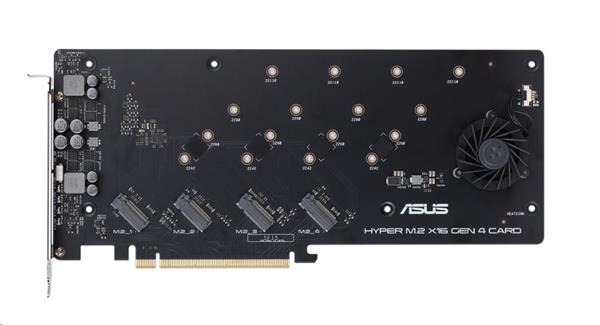 ASUS HYPER M.2 X16 GEN 4 CARD - PCIe rozširujúca karta pre 4x M.2 SSD 