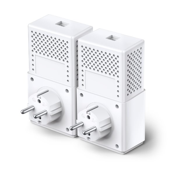 AV1000 Gigabit Passthrough Powerline Starter Kit KIT: 2× TL-PA7017P SPEED: 1000 Mbps Powerline SPEC: Broadcom CPU, 1× Gi 