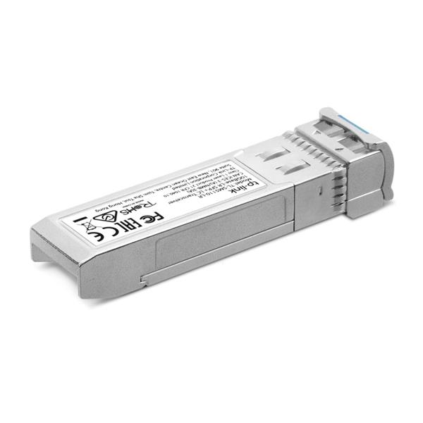 Omada 10Gbase-LR SFP+ LC Transceiver SPEC: 1310 nm Single-mode, LC Duplex Connector, Up to 10 km Distance 