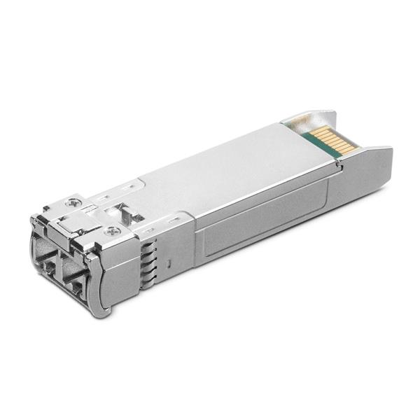 Omada 10Gbase-LR SFP+ LC Transceiver SPEC: 1310 nm Single-mode, LC Duplex Connector, Up to 10 km Distance 