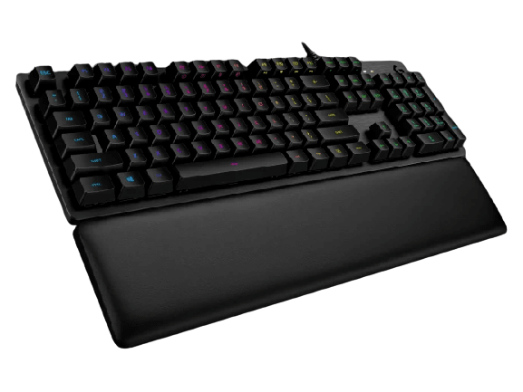 Logitech® G513 LIGHTSYNC RGB Mechanical Gaming Keyboard - CARBON - GX Brown - TACTILE - US INT"L - USB 